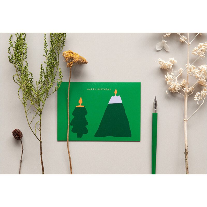 Grußkarte - Happy Birthday Tree